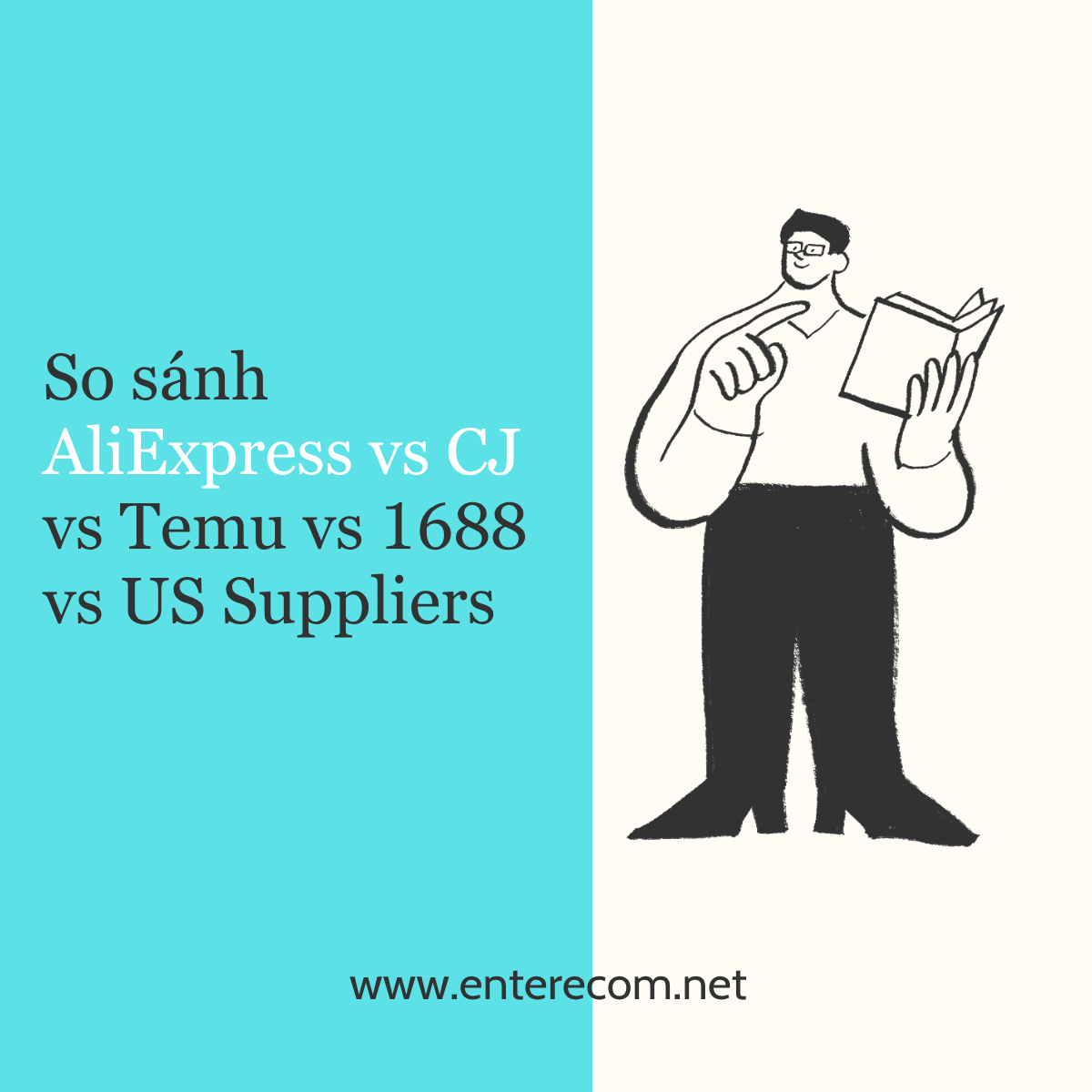 So sánh AliExpress vs CJ vs Temu vs 1688 vs US Suppliers